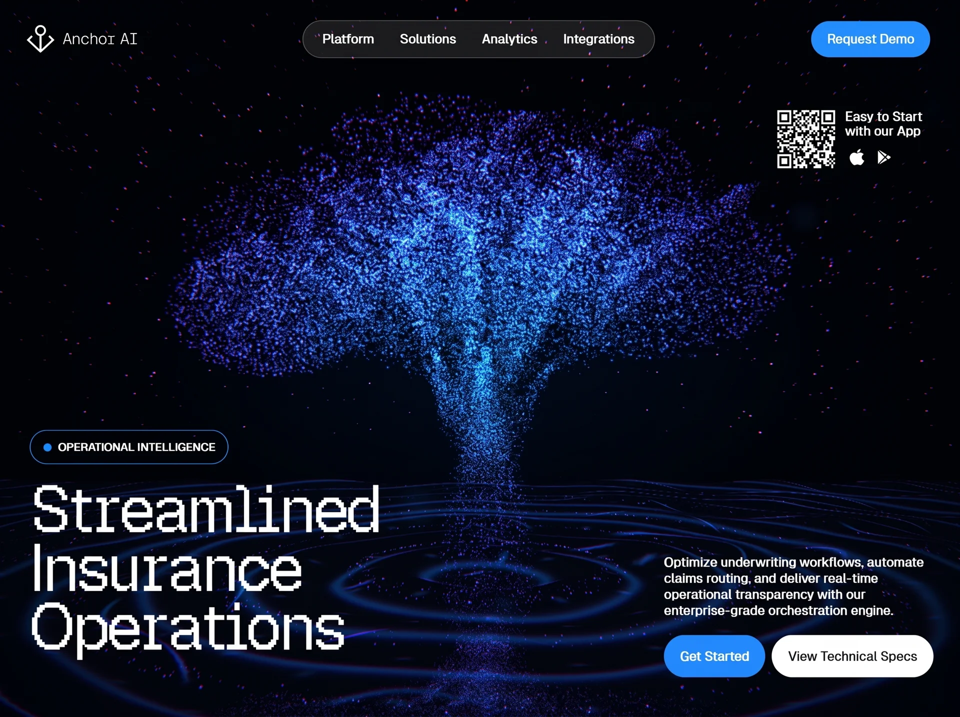 The Anchor AI website